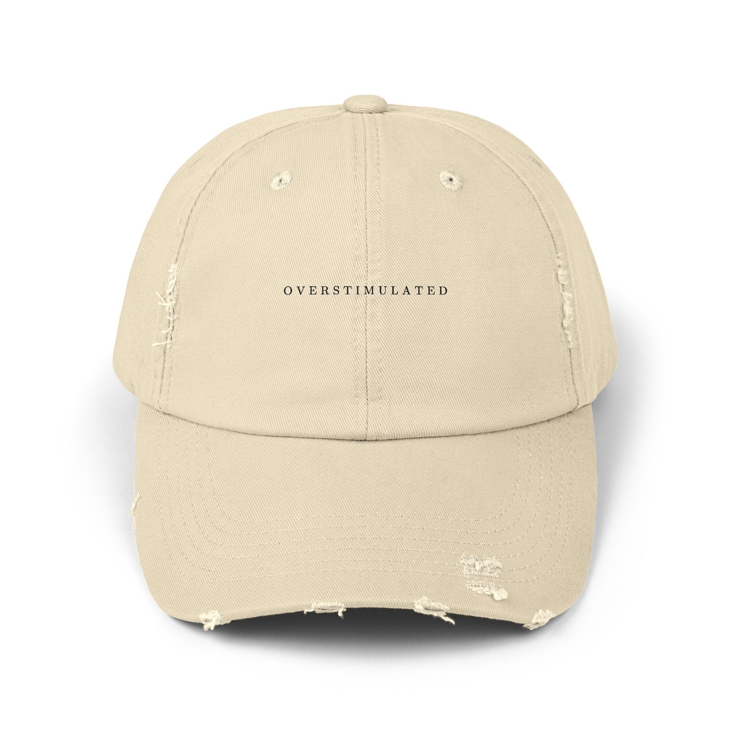 Overstimulated Distressed Cap