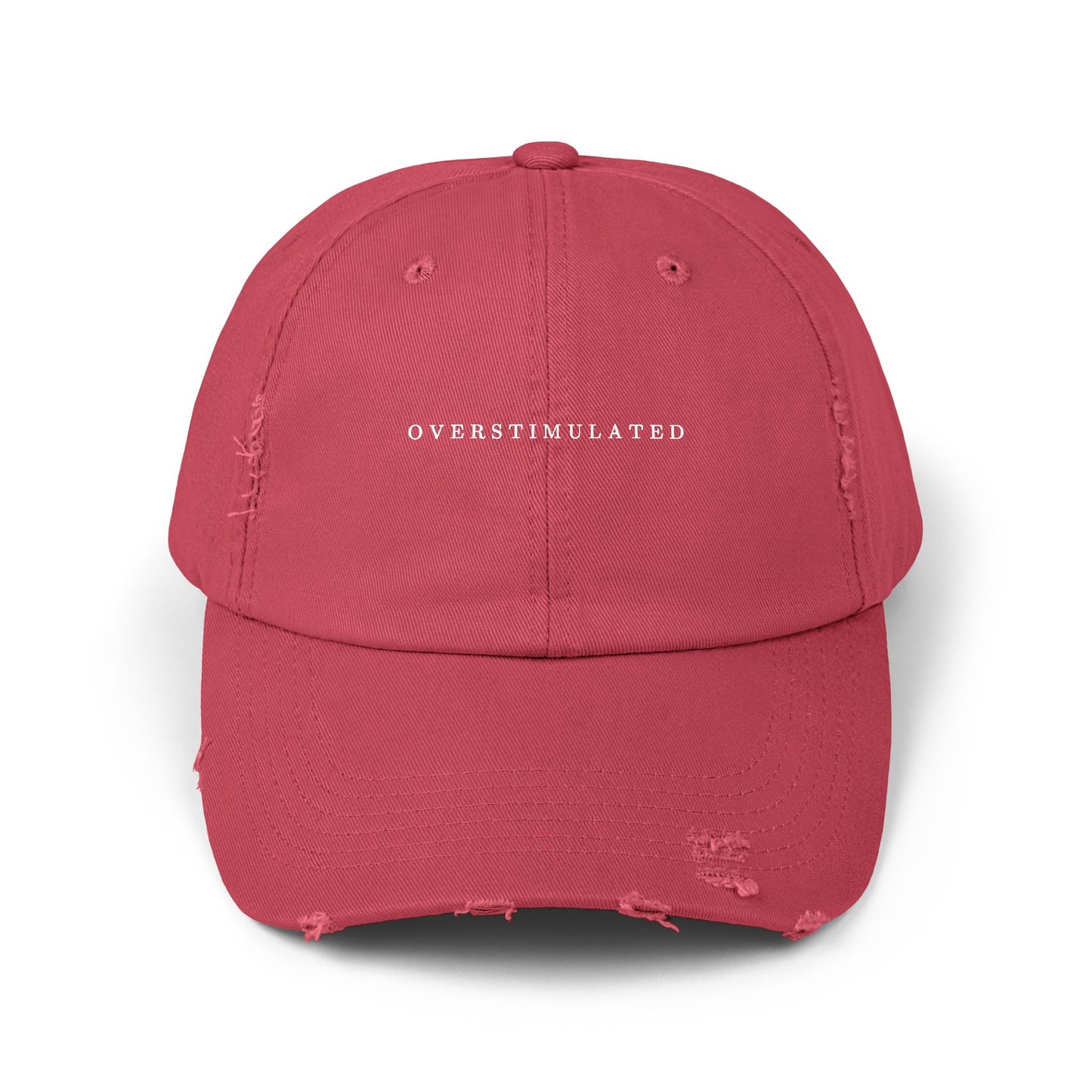 Overstimulated Distressed Cap