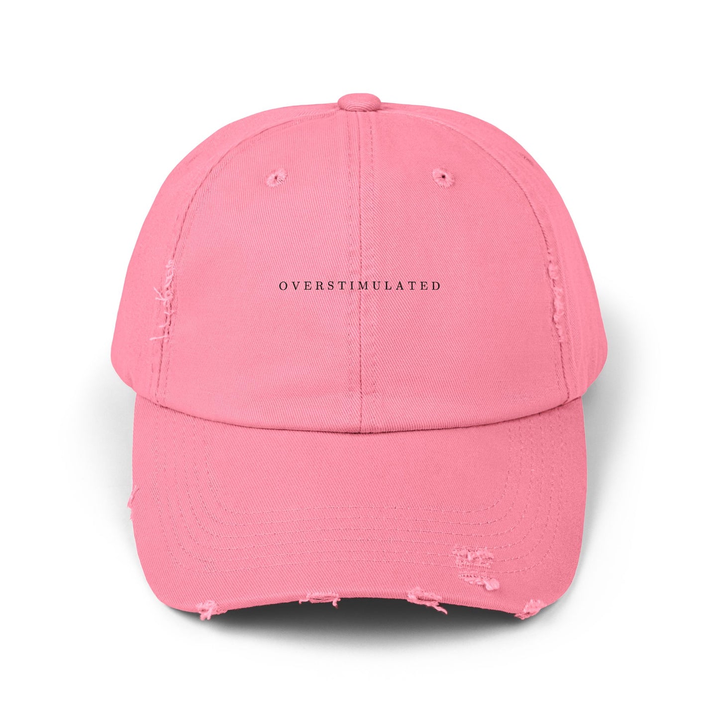 Overstimulated Distressed Cap